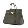 Hermès  Birkin 35 cm handbag  in grey Graphite togo leather - 00pp thumbnail
