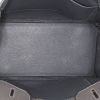 Hermès  Birkin 35 cm handbag  in grey Graphite togo leather - Detail D2 thumbnail