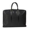 Louis Vuitton Porte documents Voyage briefcase in black epi leather - Detail D2 thumbnail