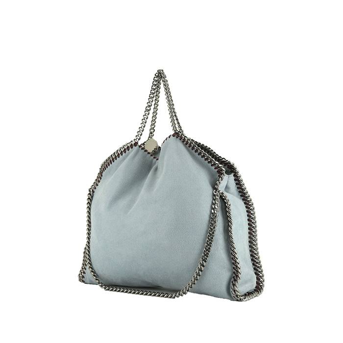 Stella McCartney Falabella handbag in blue canvas - 00pp