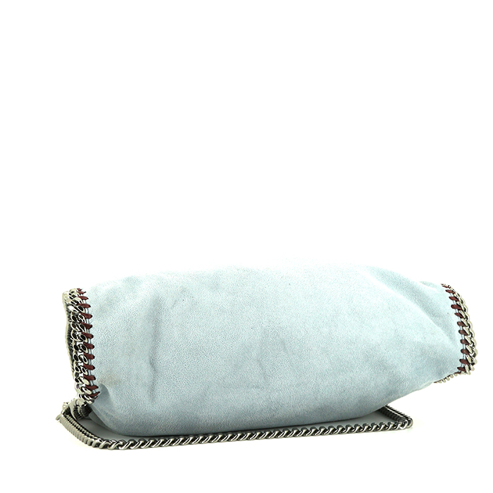 Stella McCartney Falabella handbag in blue canvas - Detail D5