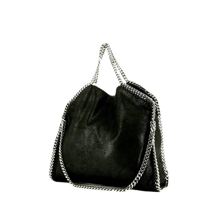 Stella McCartney Falabella handbag in black canvas - 00pp