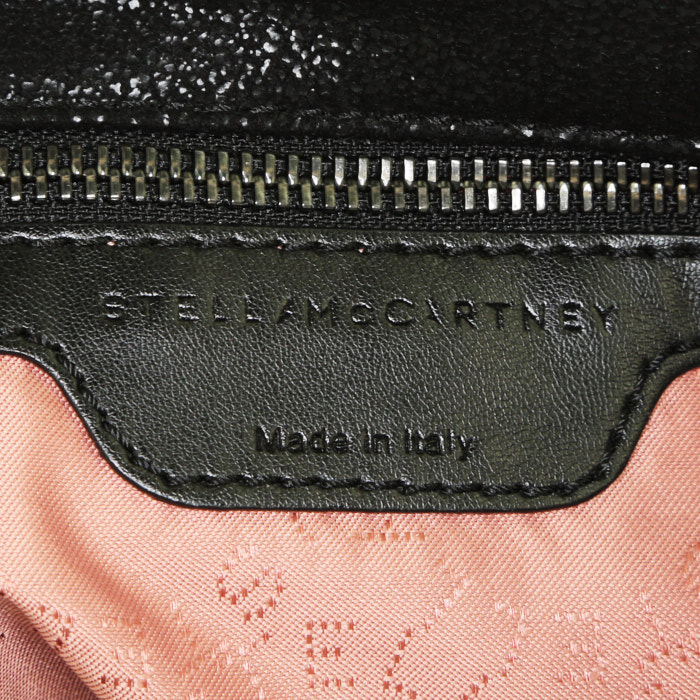 Stella McCartney Falabella handbag in black canvas - Detail D3