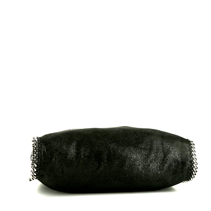 Sac à main Stella McCartney Falabella en toile noire - Detail D5