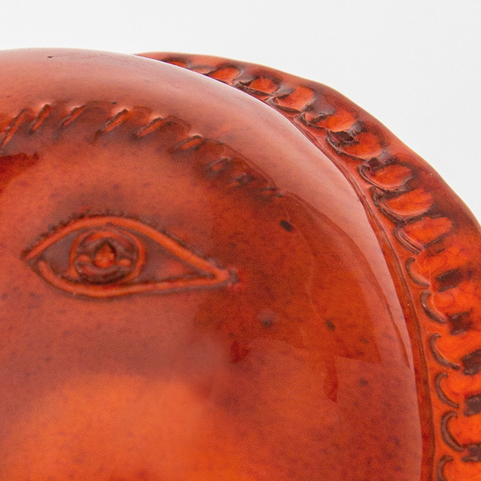Robert & Jean Cloutier, sculpture, in enamelled ceramic, fixed on a base, signed, around 1950/60 - Detail D2