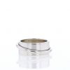 Dinh Van Ariane medium model ring in white gold - 360 thumbnail