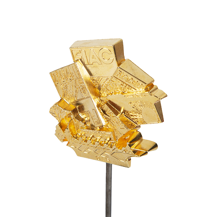 César, "20ème Fiac Paris - Grand-Palais", sculpture en bronze doré, signée, numérotée et datée, avec son coffret d'origine, de 1993 - Detail D1