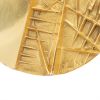Arnaldo Pomodoro, "Disco per Tecno" multiple sculpture, in gilded bronze, Stefano Johnson edition, signed, stamped and numbered, of 1983/1984 - Detail D2 thumbnail