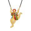 Niki de Saint Phalle, "Nana" pendant, in gilded and enameled metal, Flammarion edition, signed, stamped and dated, of 1999 - 00pp thumbnail