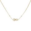 Cartier Agrafe small model necklace in yellow gold and diamonds - 00pp thumbnail