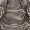 Shopping bag Chanel Grand Shopping in pelle argentata con motivo forato - Detail D4 thumbnail
