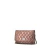 Chanel Wallet on Chain shoulder bag in golden brown quilted leather - 00pp thumbnail