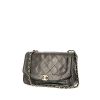 Chanel  Vintage Diana shoulder bag  in black quilted leather - 00pp thumbnail