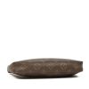 Louis Vuitton Pochette accessoires en lona Monogram marrón y cuero natural - Detail D3 thumbnail