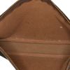 Louis Vuitton Pochette accessoires en lona Monogram marrón y cuero natural - Detail D4 thumbnail