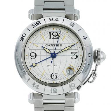 Montre Cartier Pasha en acier Ref :  2377 Vers  1990