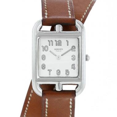 Hermes Cape Cod watch in stainless steel Ref:  CC1.210 Circa  2000