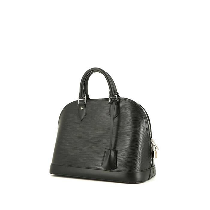 Bolso de mano Louis Vuitton en cuero mahina negro