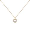Chopard Happy Diamonds Icon necklace in pink gold and diamonds - 00pp thumbnail