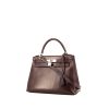 Hermès  Kelly 28 cm handbag  in brown box leather - 00pp thumbnail