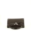 Hermès Kelly 28 cm handbag in brown Swift leather - 360 Front thumbnail
