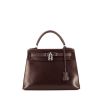 Hermès  Kelly 28 cm handbag  in brown box leather - 360 thumbnail