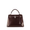 Hermès Kelly 28 cm handbag in brown Swift leather - 360 thumbnail