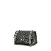 Chanel 2.55 small model handbag in black quilted leather - 00pp thumbnail