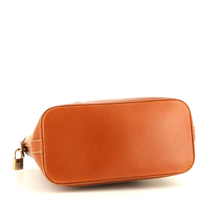 Borsa Louis Vuitton Lockit  in pelle gold - Detail D4