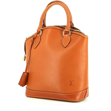 Lockit leather handbag Louis Vuitton Beige in Leather - 30145108