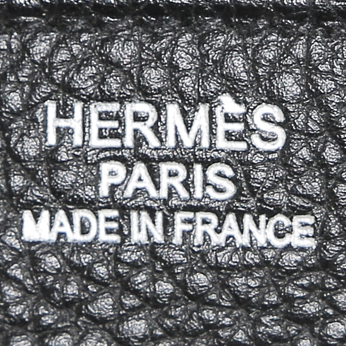 Hermès  Birkin 40 cm handbag  in black togo leather - Detail D3