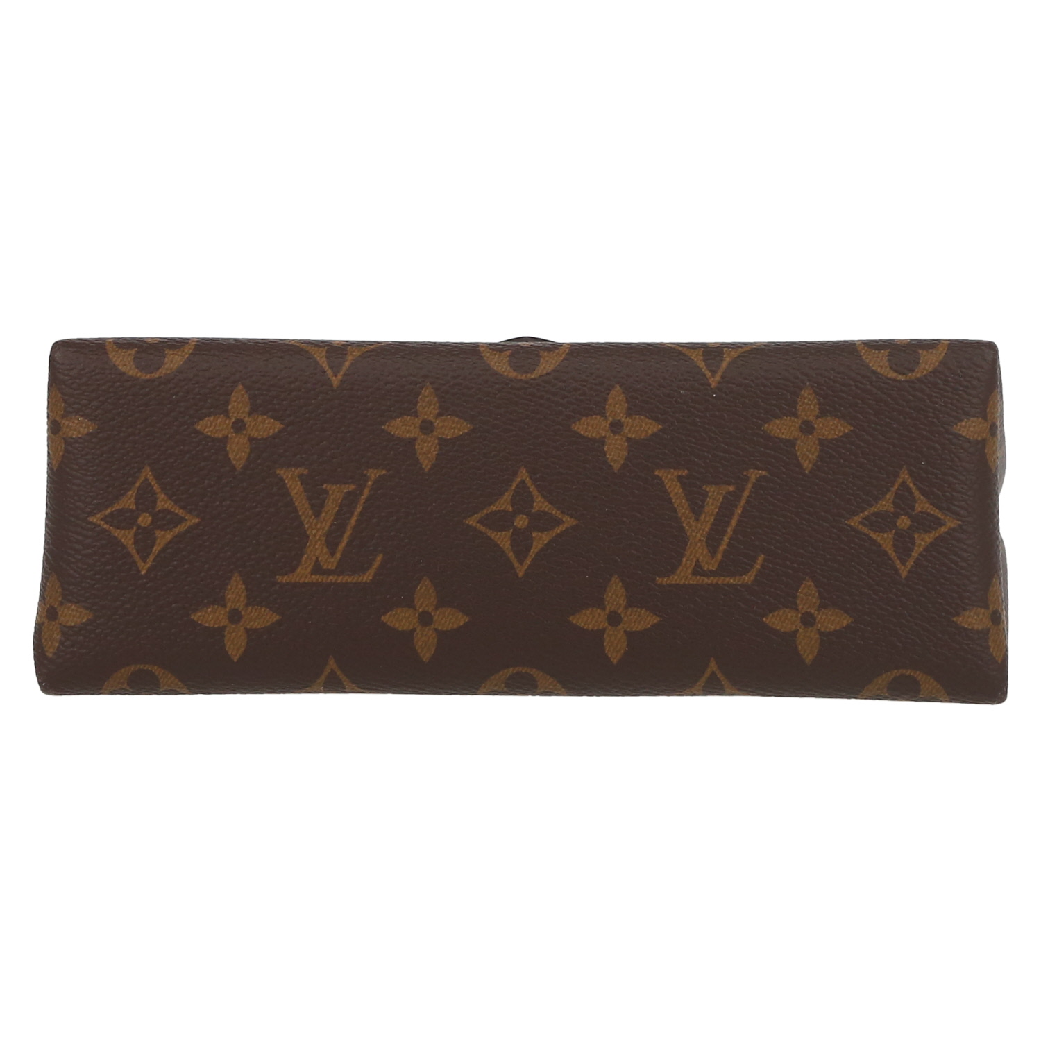 Bolso bandolera Louis Vuitton  Locky BB en lona Monogram marrón y cuero rosa - Detail D4