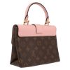 Louis Vuitton  Locky BB shoulder bag  in brown monogram canvas  and pink leather - Detail D6 thumbnail