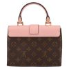 Louis Vuitton  Locky BB shoulder bag  in brown monogram canvas  and pink leather - Detail D7 thumbnail