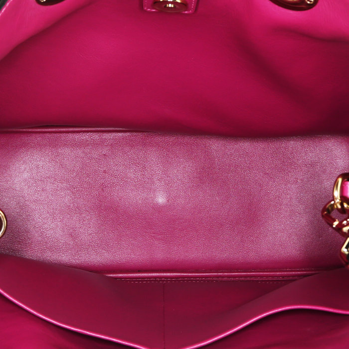 Shopping bag Dior  Diorissimo in pelle martellata nera - Detail D3