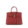 Hermes Birkin 30 cm handbag in pomegranate red togo leather - 360 thumbnail