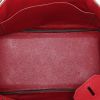 Bolso de mano Hermes Birkin 30 cm en cuero togo rojo granate - Detail D2 thumbnail