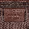 Sac à main Gucci Jackie vintage en toile monogram grise et cuir marron - Detail D3 thumbnail