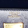Hermes Kelly 32 cm handbag in blue box leather - Detail D5 thumbnail