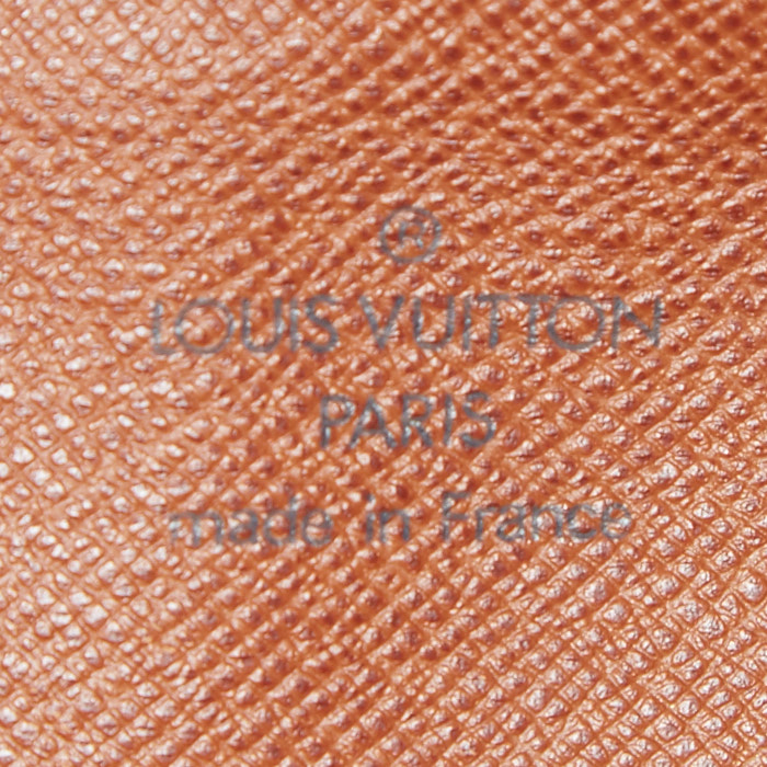 Louis Vuitton Papillon handbag in brown monogram canvas and natural leather - Detail D5