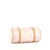 Bolso de mano Louis Vuitton Cherry Blossom Retro en lona Monogram revestida rosa y cuero natural - Detail D4 thumbnail