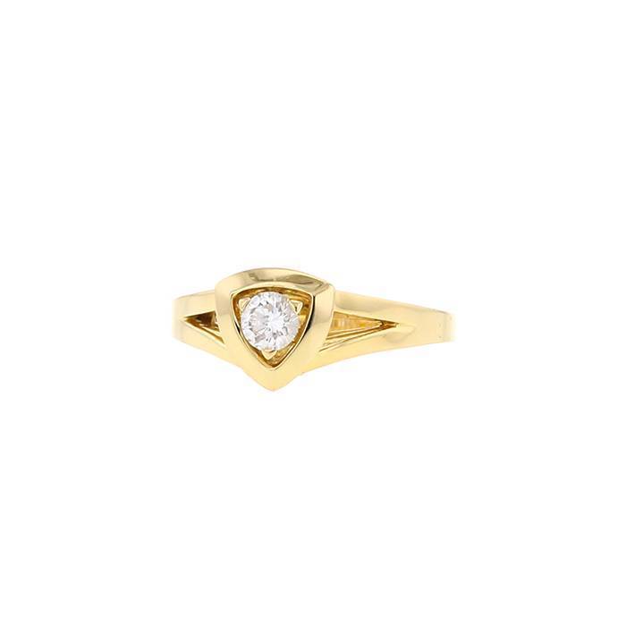 Mauboussin Dream and Love solitaire ring in yellow gold and diamond - 00pp