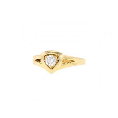 Sortija solitaria Mauboussin Dream and Love en oro amarillo y diamante