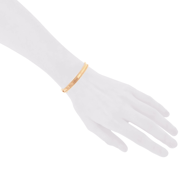 Van Cleef 
Arpels Perlée Signature bracelet in pink gold, size M - Detail D1