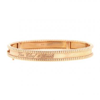 Van Cleef 
Arpels Perlée Signature bracelet in pink gold