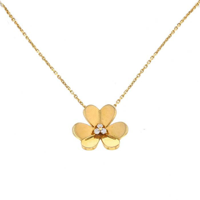 Yellow gold necklace Van Cleef & Arpels Blue in Yellow gold - 25526324