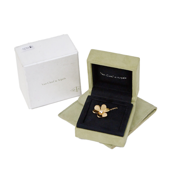 Van Cleef
Arpels Frivole necklace in yellow gold and diamonds - Detail D2