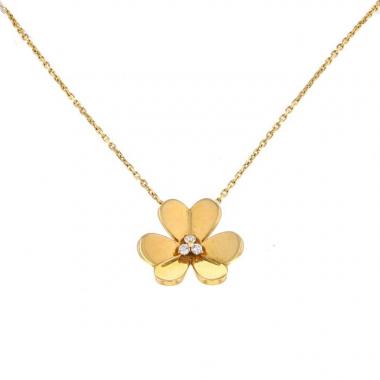 Collana Van Cleef & Arpels Frivole in oro giallo e diamanti