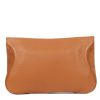 Hermès Virevolte pouch in doblis calfskin and gold togo leather - Detail D2 thumbnail