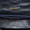 Borsa Chanel  Vintage in pelle trapuntata blu e profili rossi - Detail D3 thumbnail